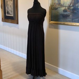 Susana Monaco brown strapless dress